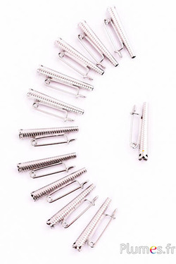 Spilla supporto - Ø 3 mm, lungh. 30 mm - argento